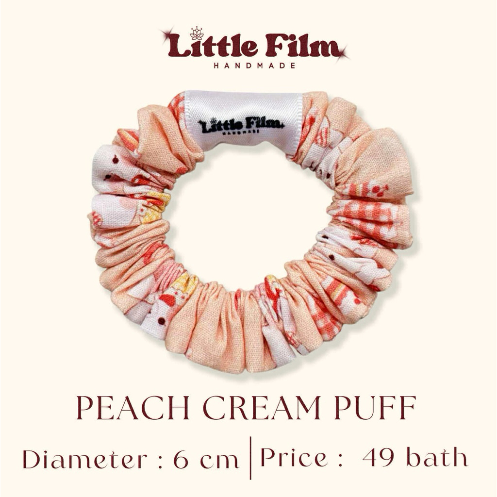 Peach cream puff (mini)