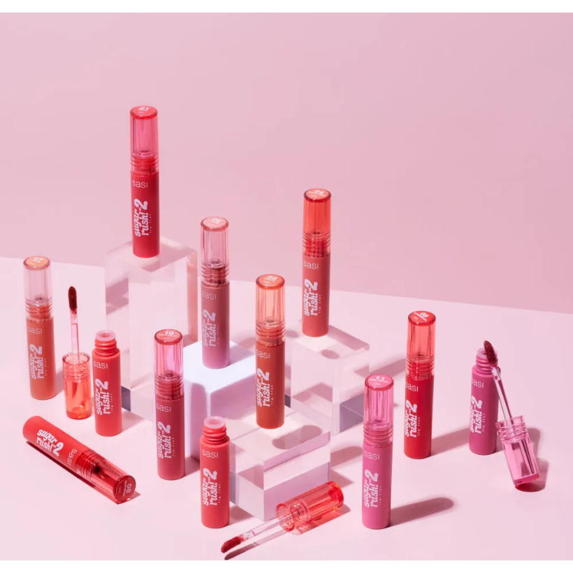 SASI Sugar Rush Lip Tint Vol.2(2g) ศศิ ชูการ์ รัช ลิป ทินท์ วอลลุ่ม ทู (2ก.)ลิปทินท์เนื้อน้ำ สีสวยชัด ชุ่มฉ่ำ สดใสทุกวัน ราคา ถูกที่สุด ดีลบีเคเค แกลเลอรีภาพที่ 3