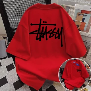 ✨【จัดส่งภายใน 24 ชั่วโมง】เสื้อยืดแขนสั้นแฟชั่นและเรียบง่าย เสื้อหลวมพิมพ์ลายเกาหลีสำหรับผู้หญิง unisex