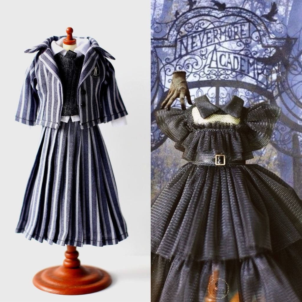 🖤 น้องวันพุธ ชุดตุ๊กตา Blythe, Ob22, ob24.#handmade