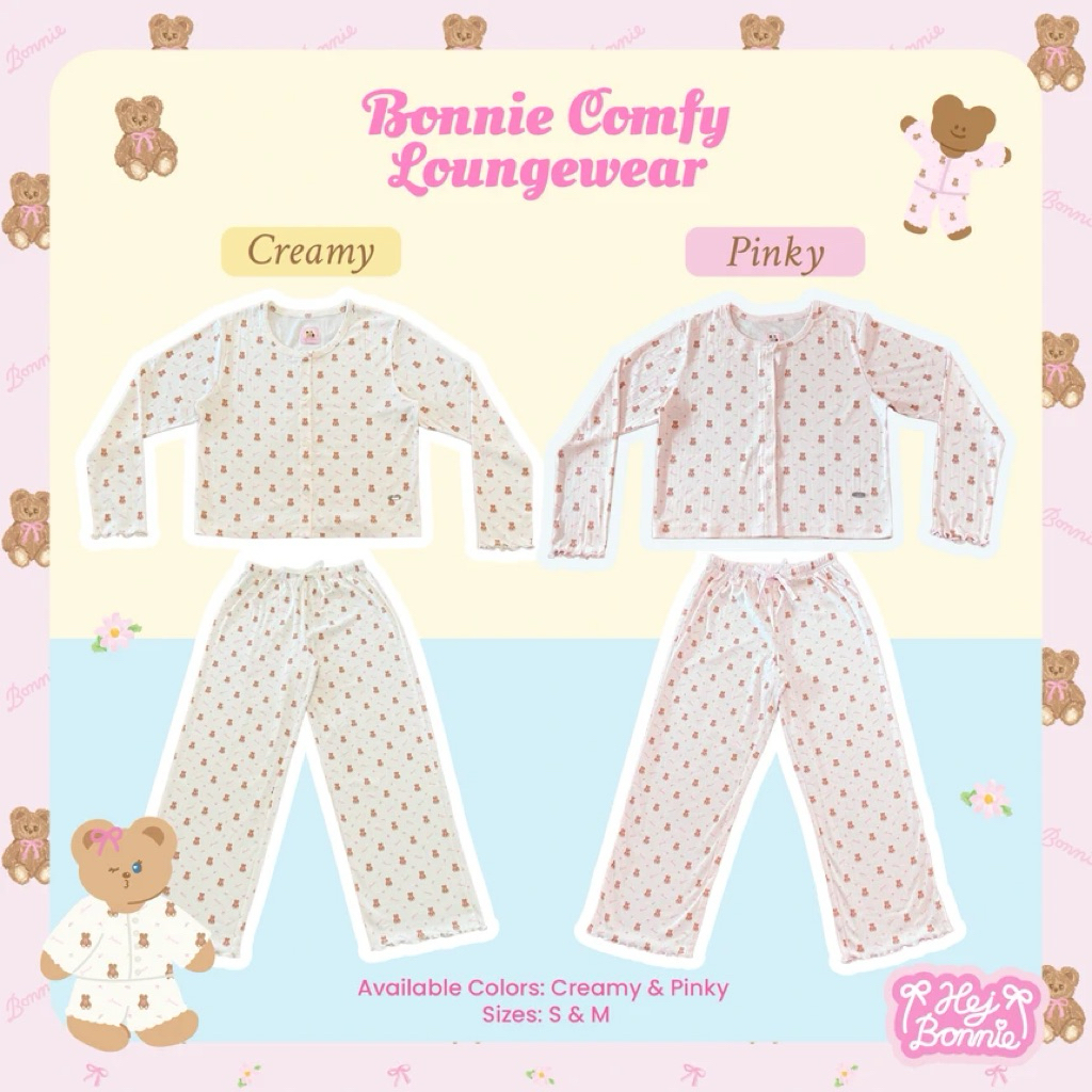 พร้อมส่ง 🧸 ชุดนอน Hej bonnie คอลใหม่