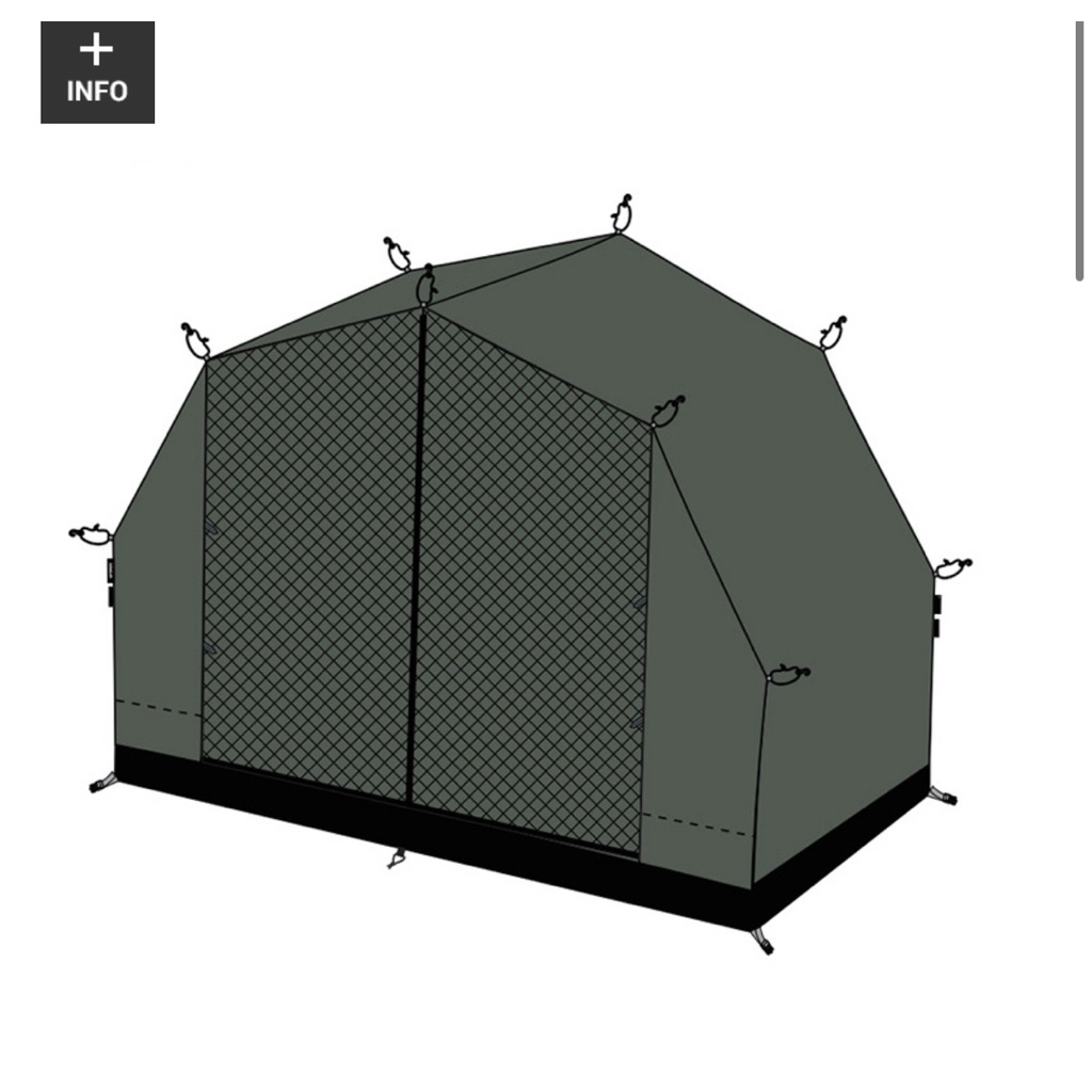 Jakelah tunnel Inner Tent เป็นเต็นท์ชั้นในสำหรับ J.tunnel โดยเฉพาะ [USED]