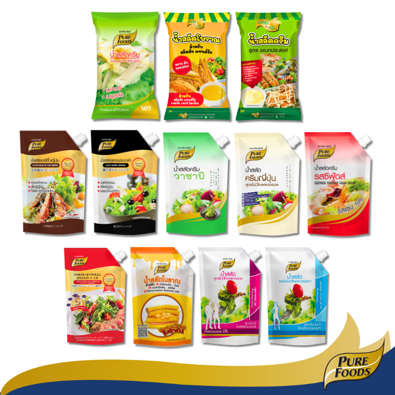 น้ำสลัด ขนาด 500-1000g น้ำสลัดไขมันต่ำ น้ำสลัดครีม เครื่องปรุง น้ำสลัดเพียวฟู้ดส์ - รูปที่ 7
