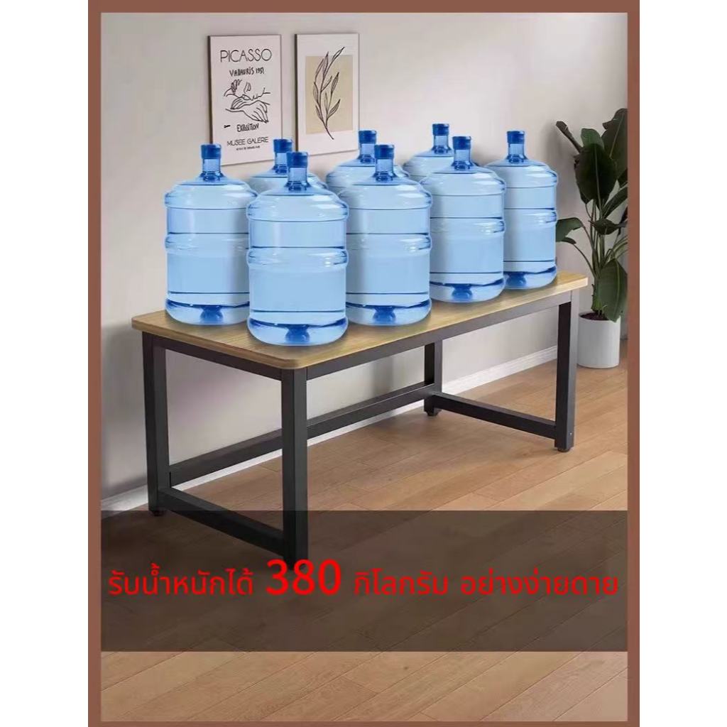 Mussen Home โต๊ะคอม โต๊ะเรียน สไตล์โมเดิร์นโต๊ะคอมพิวเตอร์ ติดตั้งง่าย กันน้ำและทนต่อแรงเสียดทาน โต๊ะทำงานแบบเรียบง่าย - รูปที่ 6