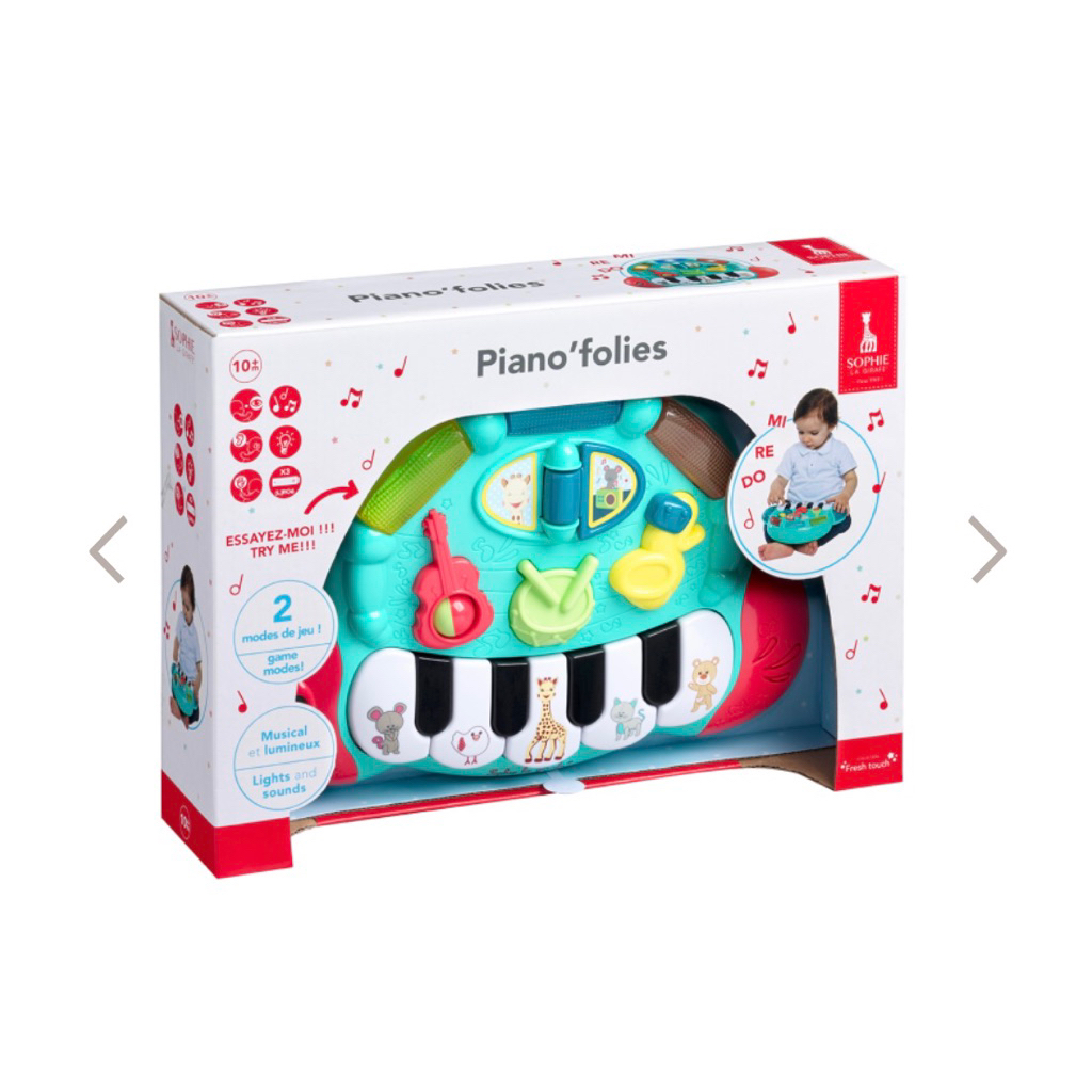Sophie la girafe piano folies เปียโนของเล่นเด็ก