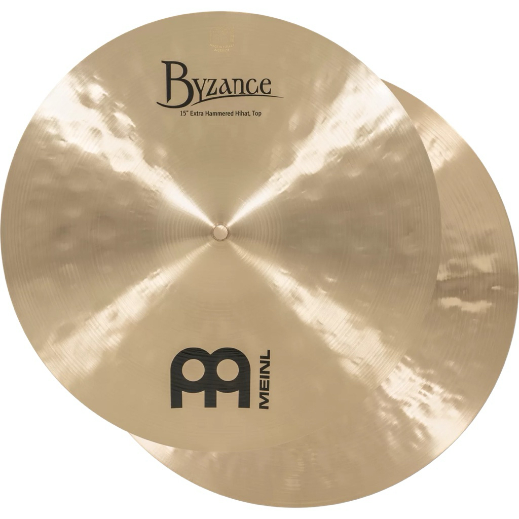 MEINL Cymbal Byzance Traditional Extra Hammered Hihat - 15" (B15EHH)
