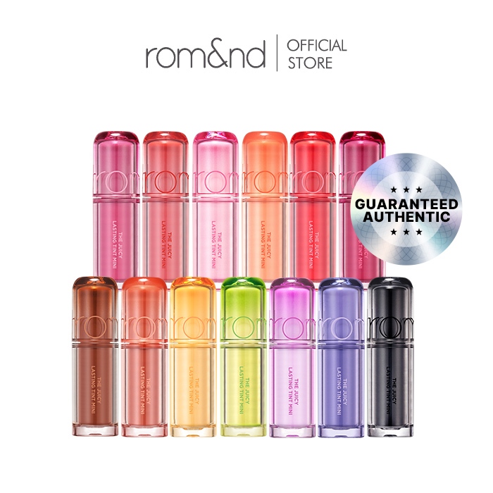 [rom&nd official] The Juicy Lasting Lip Tint Mini