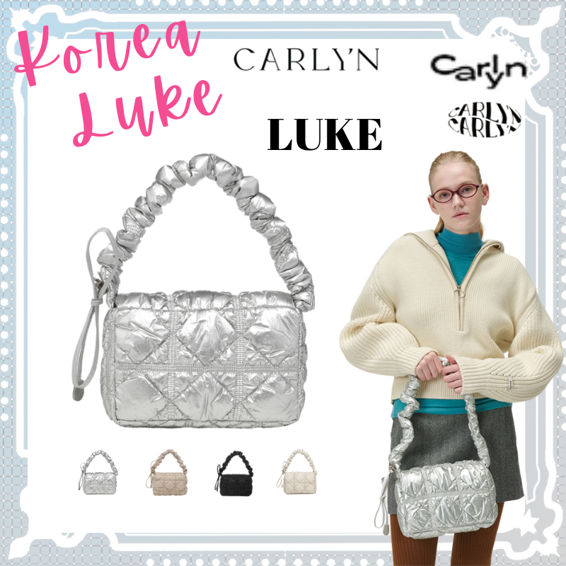 🛒🔥กระเป๋า Carlyn Luke bag ของแท้ในสต็อก shoulder bag สายสะพายไหล่ปรับได้ มีหลายสีให้เลือก