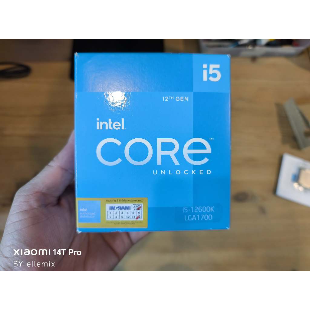 CPU (ซีพียู) INTEL CORE I5-12600K 3.7 GHz (SOCKET LGA 1700) มือสองประกันไทย ครบกล่องใหม่ๆ
