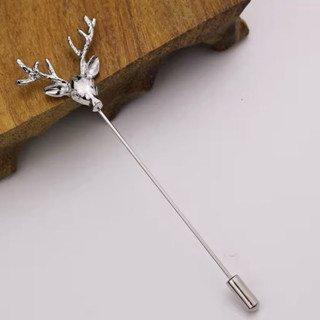 เข็มกลัดสูท หัวกวาง กุหลาบ