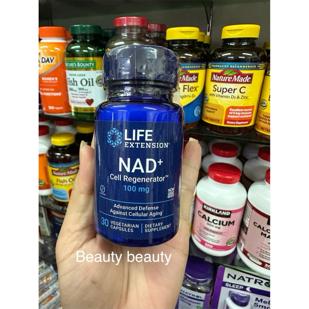 Life Extension NAD+ Cell Regenerator 100 mg, 30 Vegetarian Capsules
