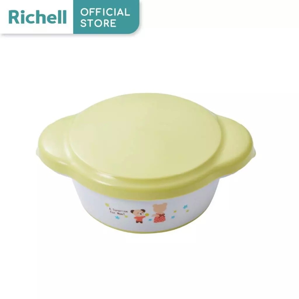 Richell (ริเชลล์) Lunch Set for Outingชุดถ้วยอาหารพกพาสำหรับเด็ก เหมาะสำหรับ 6 เดือน+