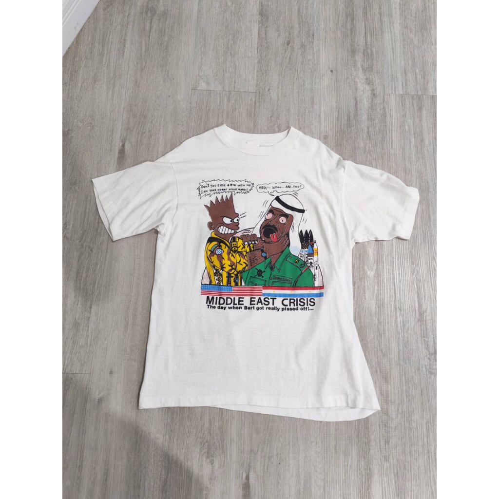 เสื้อยืด Vtg parody Simpson