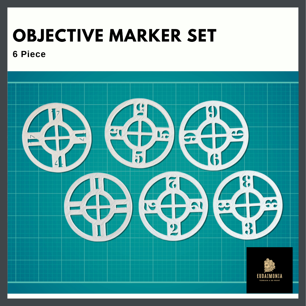 Kill team objective marker จัดส่งได้ใน1-3วัน - ตรงกลางสำหรับใส่ objective marker ฐาน 40mm