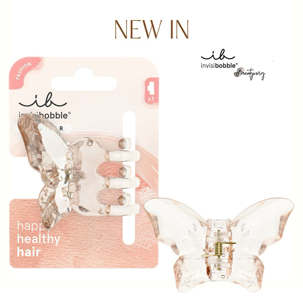 พร้อมส่ง INVISIBOBBLE CLIPSTAR กิ๊บหนีบผม Diamond Butterfly