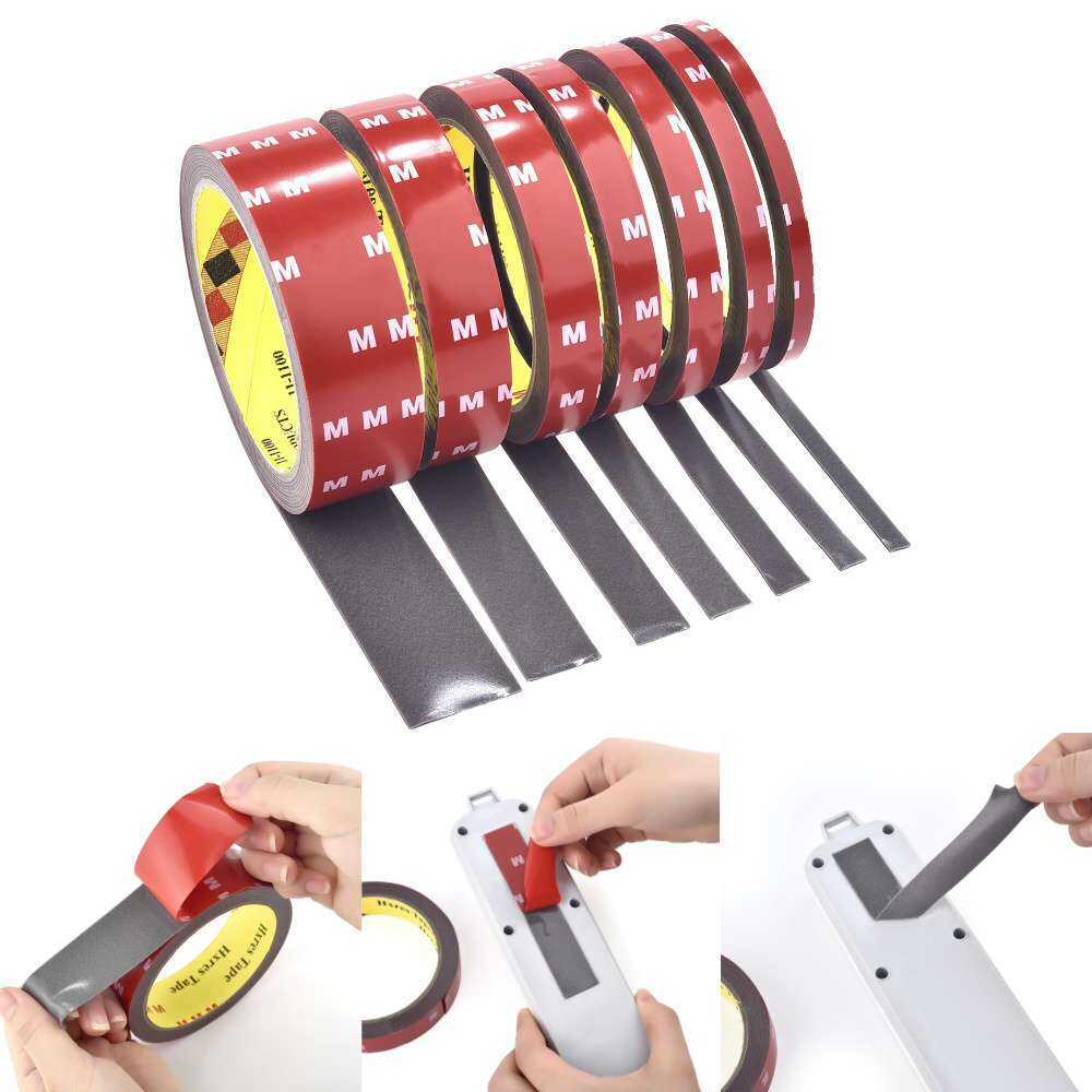 MMM เทปสองหน้า แรงยึดเกาะสูง กันน้ำ ทนความร้อน ทนทาน อเนกประสงค์ เหมาะสำหรับใช้ในบ้าน ใช้รถยนต์ ในสำนักงาน ฯลฯ
