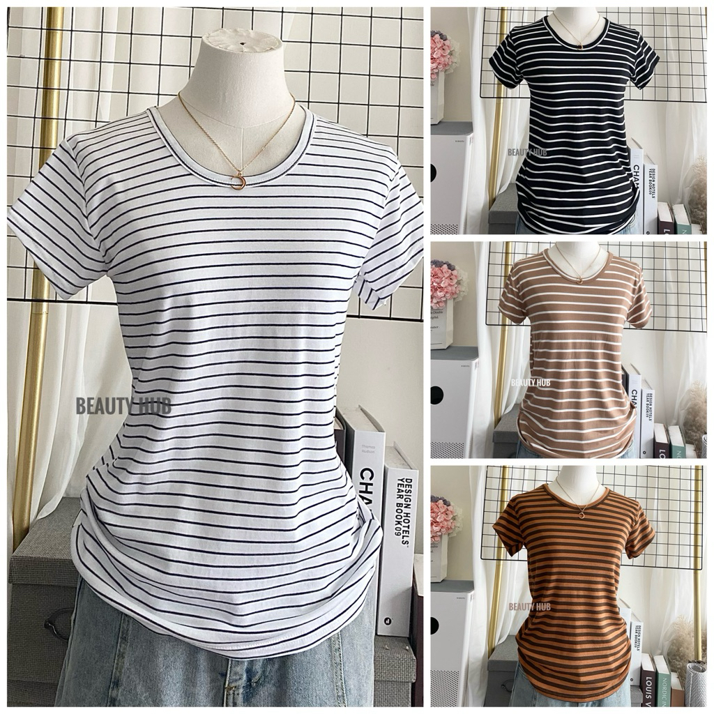 [522] เสื้อยืดคอกลม นุ่ม ใส่สบาย มีเก็บเงินปลายทาง