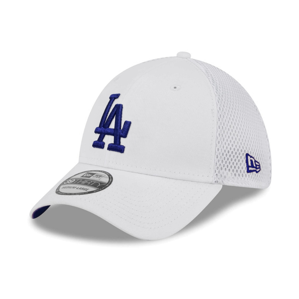 New Era หมวกรุ่น Los Angeles Dodgers Optic White And Dark Royal 39Thirty Neo Cap