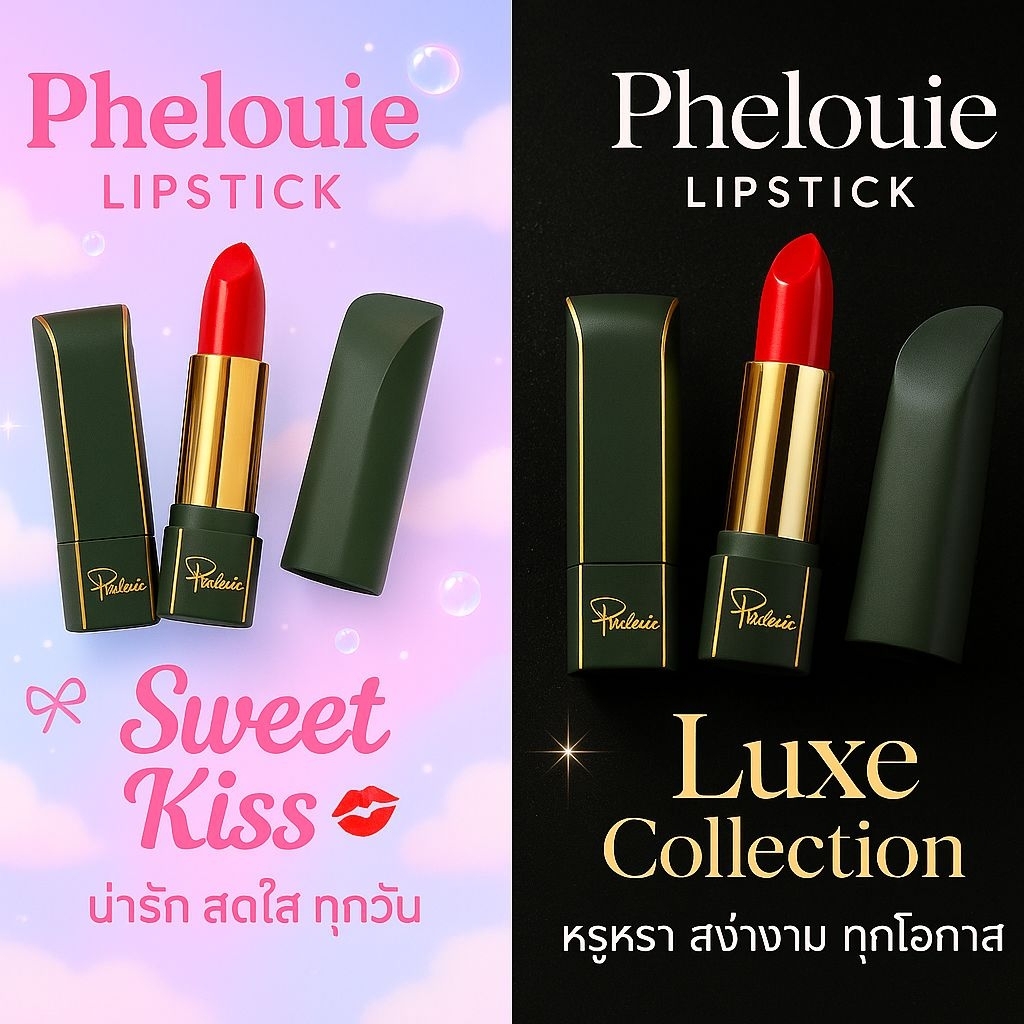 ลิปPhelouie สีสวย พร้อมบำรุง