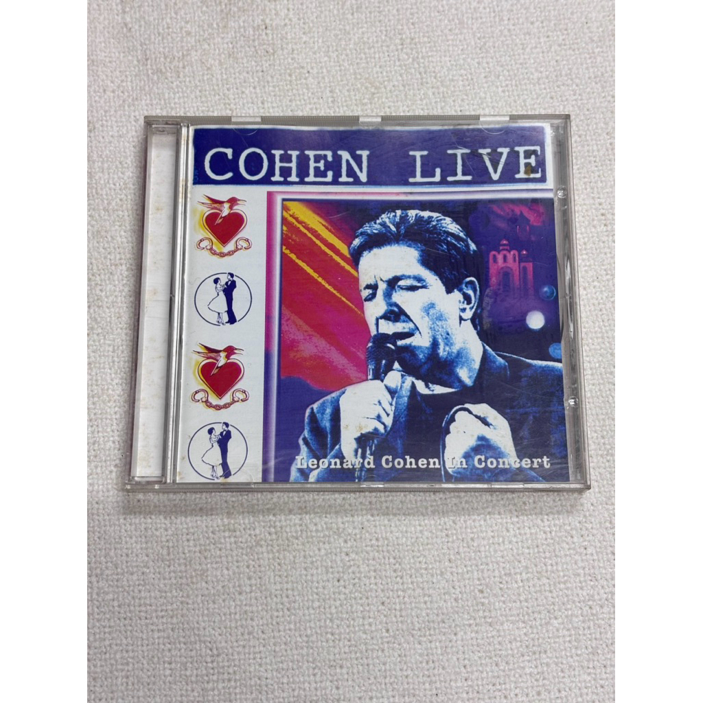 แผ่น Cd Cohen Live-Leonard Cohen in Concert Columbia Sony Music แผ่นซีดีมือสอง