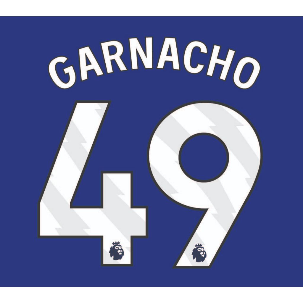 ฟ้อน EPL ชื่่อ-เบอร์ ทีม เชลซี (สีขาว) 2025/26