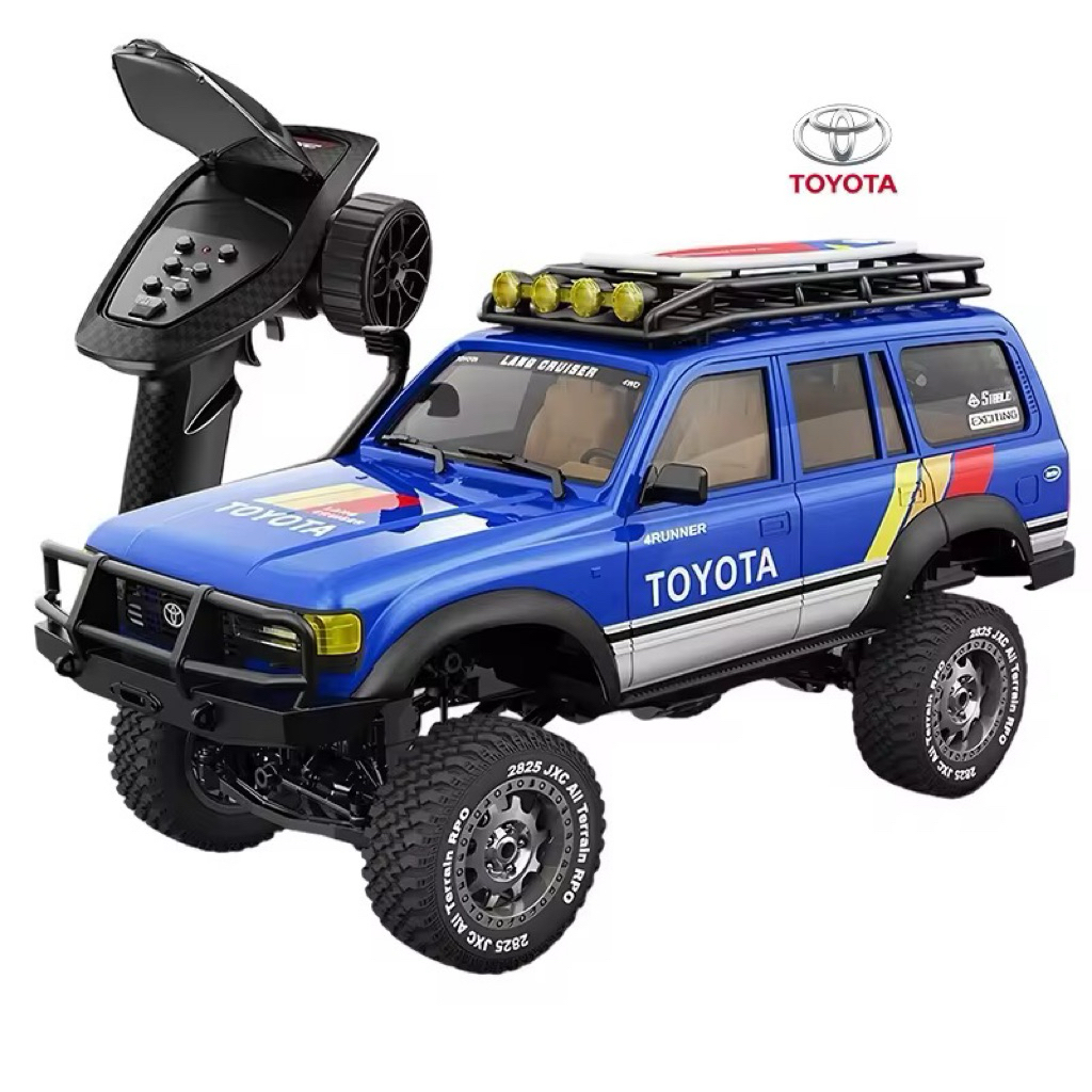 รถTOYOTA LAND CRUISER JXC LC80 ออฟโรดสเกล1:12ระบบไฟฟ้ารีโมท2.4GHzความเร็ว20km/hมีไฟงานสวยแบตเตอรี่ชา