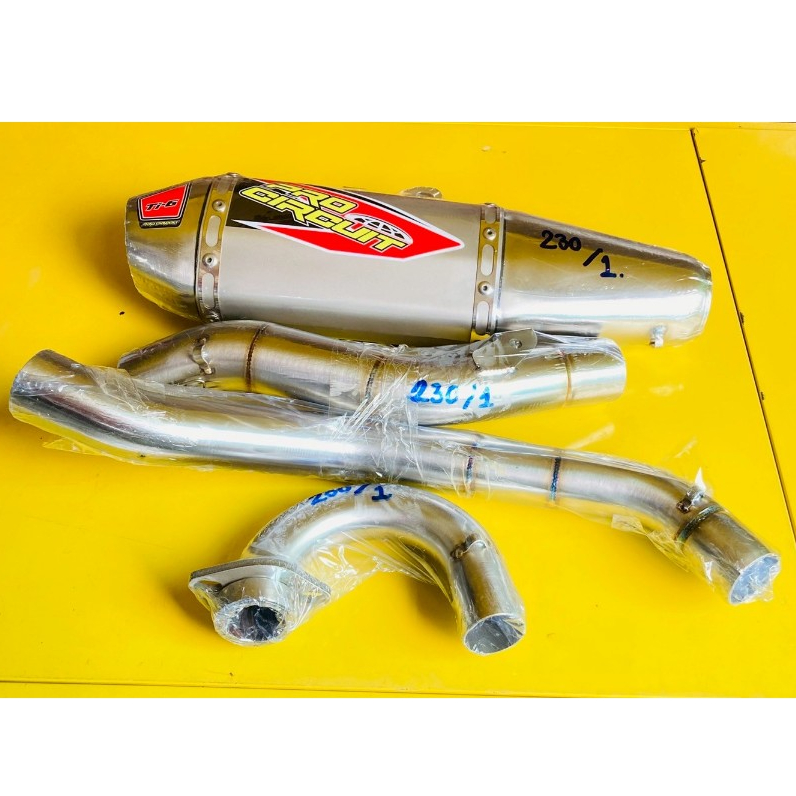 ท่อ PRO KLX230 สเป็กแข่ง มีให้เลือก 2 แบบ