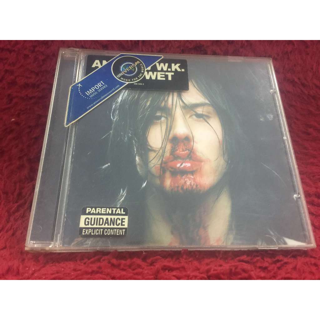 CD เพลงสากล  Andrew WK – I Get Wet สภาพตามรูปปก ZA109-106