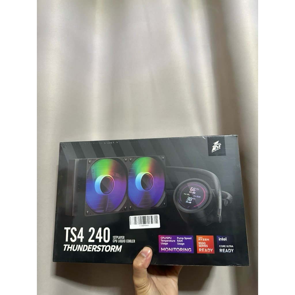 ชุดน้ำระบบปิด 1st Player TS4 Series 240 (TDP250W) / 360 (TDP300W) Black ARGB AIO Liquid
