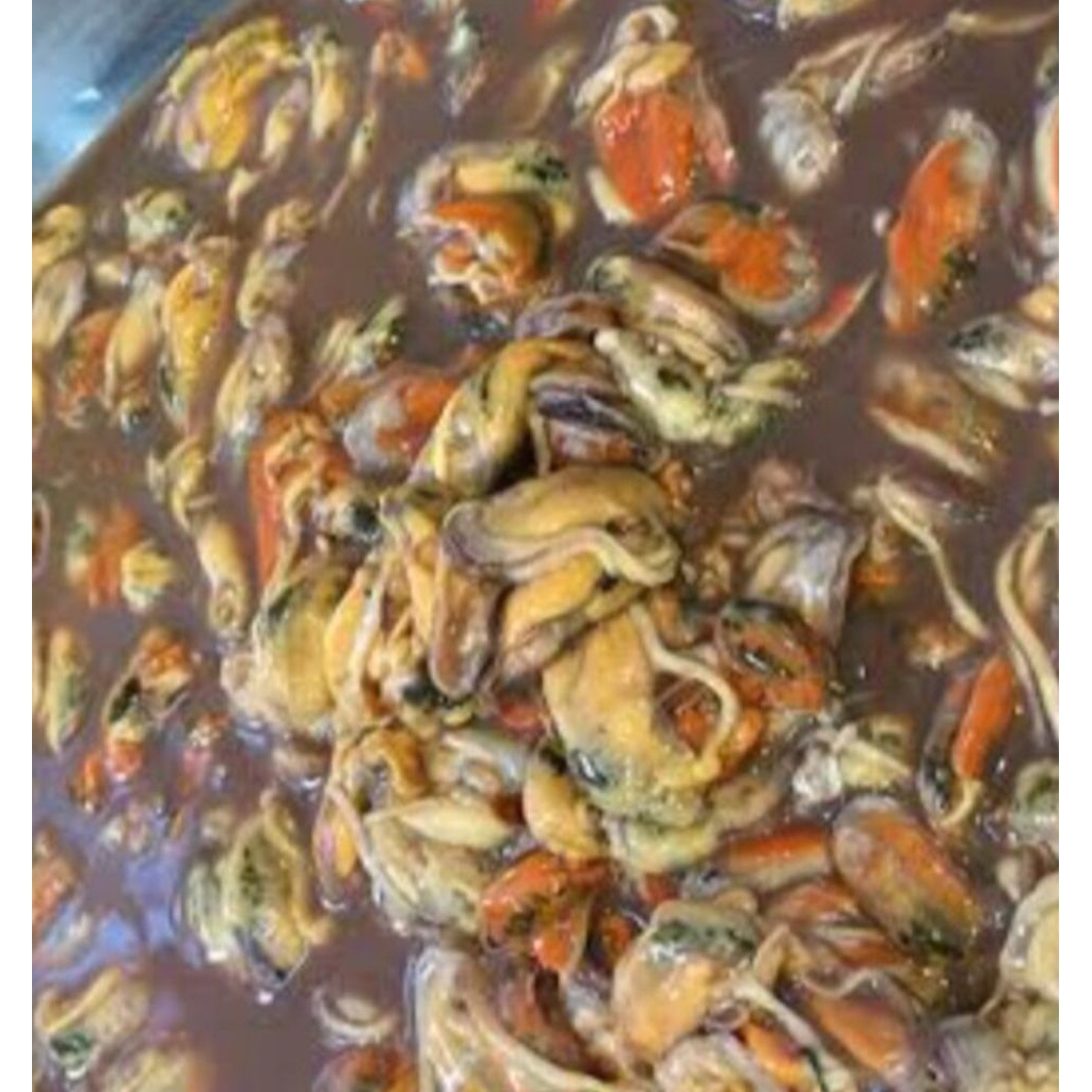 หอยดอง แม่กลองไม่ใส่สีราคา100บาทน้ำหนัก1โล