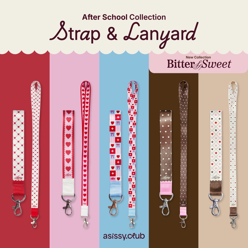 After School Lanyard & Strap สายคล้องคอ สายคล้องข้อมือ❤️🎀 by asissy.club