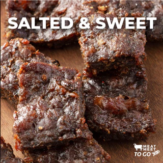 โปรคู่รวม Crispy Beef 60กรัม คู่ Beef Jerky 100กรัม ไม่มีน้ำตาล ไม่มีน้ำมัน โซเดียมต่ำ โปรตีน