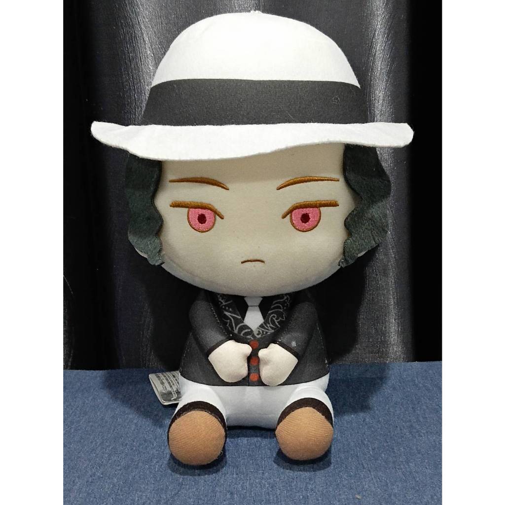 ตุ๊กตา อนิเมะ Muzan Kibutsuji ดาบพิฆาตอสูร ขนาด 10นิ้ว ป้ายผ้า Banpressto