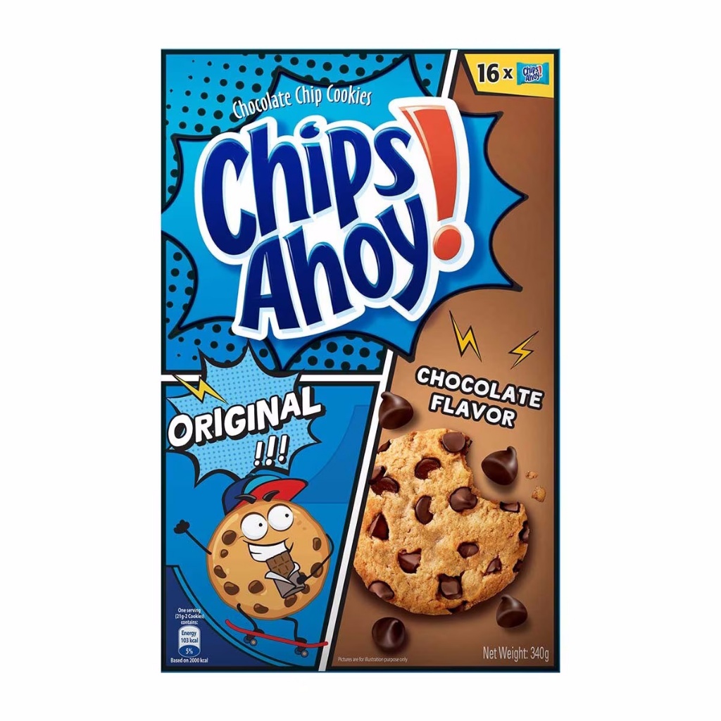 (340 กรัม) ชิปส์อะฮอย Chips Ahoy คุกกี้รสช็อกโกแลตออริจินัล
