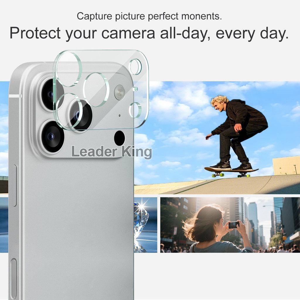 007 ฟิล์มกันรอยเลนส์กล้องใส มือถือ สําหรับ iPhone 17Pro 17 17Promax 17Air 16Plus 16Promax 16Pro 16 - รูปที่ 4