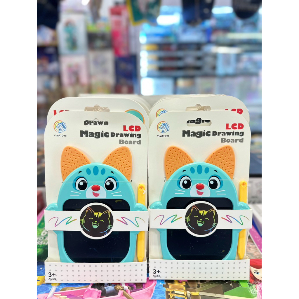 กระดานทรงการ์ตูน วาด รูป เด็ก ลบได้ ขนาดใหญ่ กระดานวาดภาพลบได้ แผ่นวาดภาพ กระดาน ลบได้ LCD Writing T