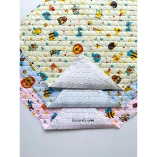 ผ้ายางรองกันเปื้อนทุกชนิดยกโหลเลือกสีได้ (Size S) ผ้ายางรองกันเปื้อน ผ้ายางรองฉี่ ผ้ายางกันน้ำ ขนาด 43x54 ซม.