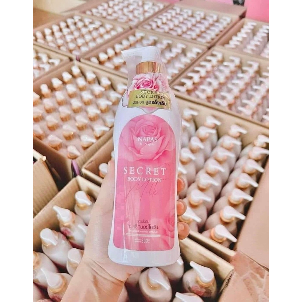 แท้💯บอดี้โลชั่นนมหอม ซีเคร็ทNapas Milk secret 300ml