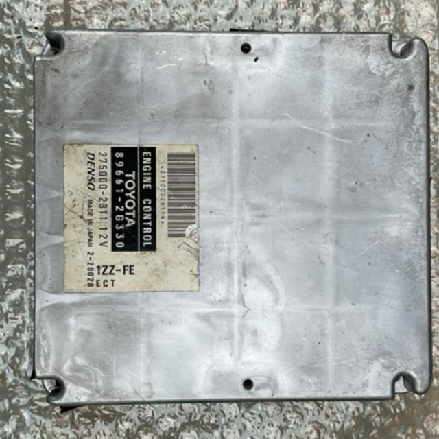 กล่องเครื่องยนต์ 1ZZ ECU 89661-2G330โตโยต้า อัลติส  01-07 คันเร่งสาย มือสองญี่ปุ่น [เชียงกง] ไม่รับป