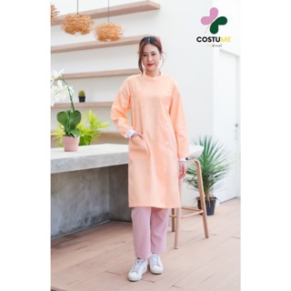 เสื้อกาวน์ทันตกรรมคอจีน