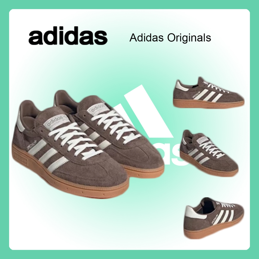 🎉【ของแท้100% 】Adidas Originals HANDBALL SPEZIAL Brown white IF6490