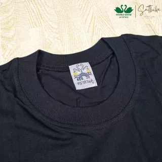 ห่านคู่ เสื้อยืด คอกลม สีดำ รุ่น Classic ยกกล่อง 3 ตัว ไซส์ 34-44 ของแท้ 100%