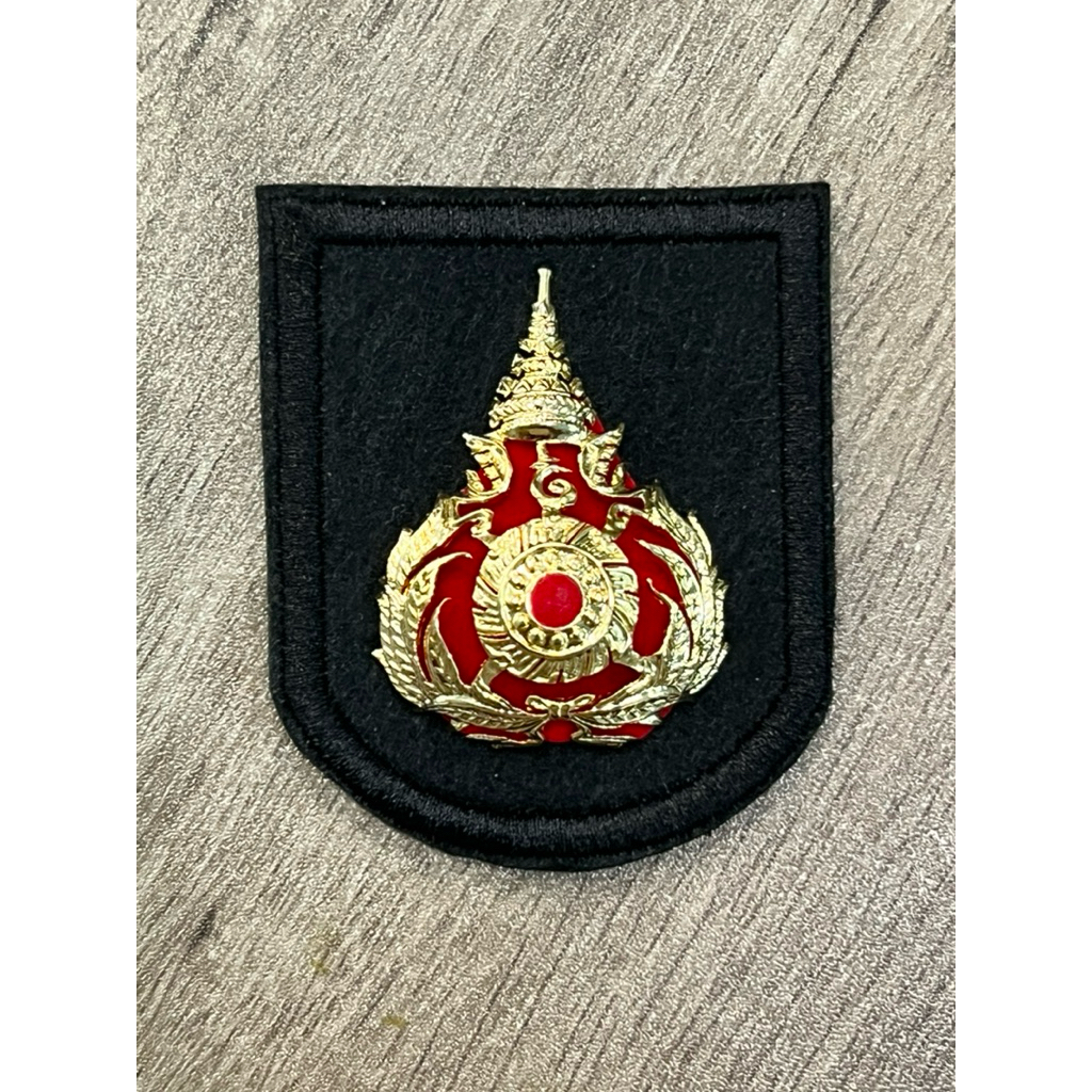 หน้าหมวกเบเรต์ ทบ. Army เขาชะโงก แบบนูน 3 มิติ ของแท้