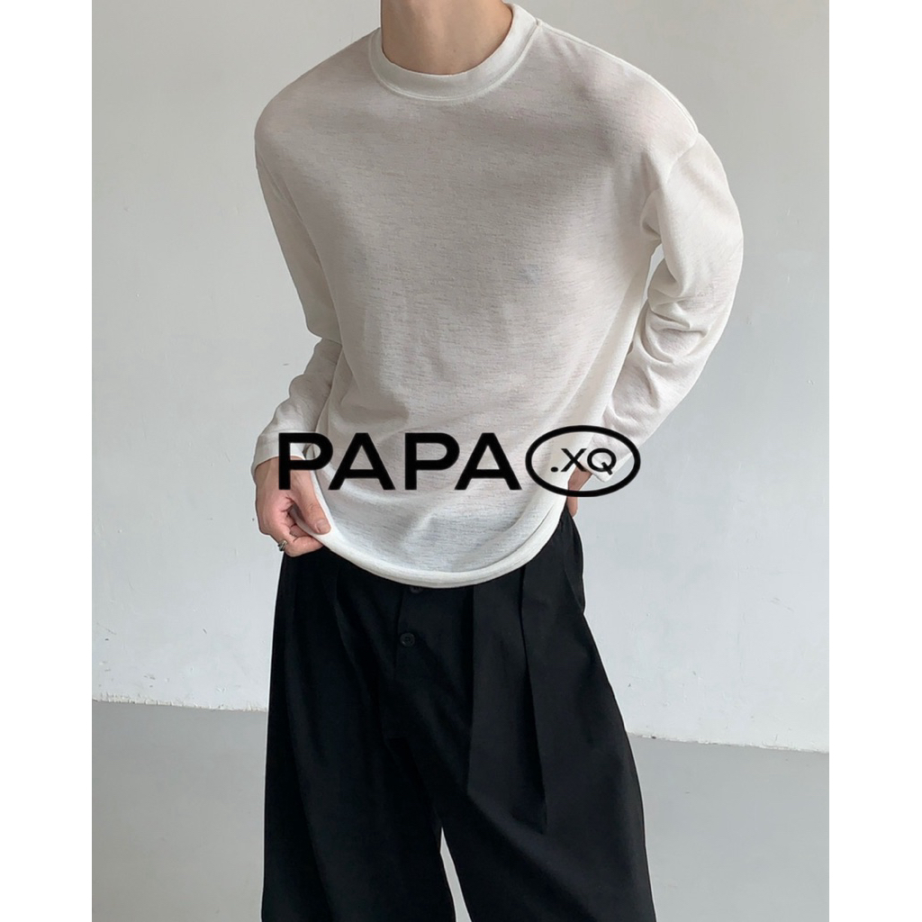 PAPA.XQ JAMESON LONGSLEEVE T-SHIRT (NEW! Fall-Winter collection 2025 )