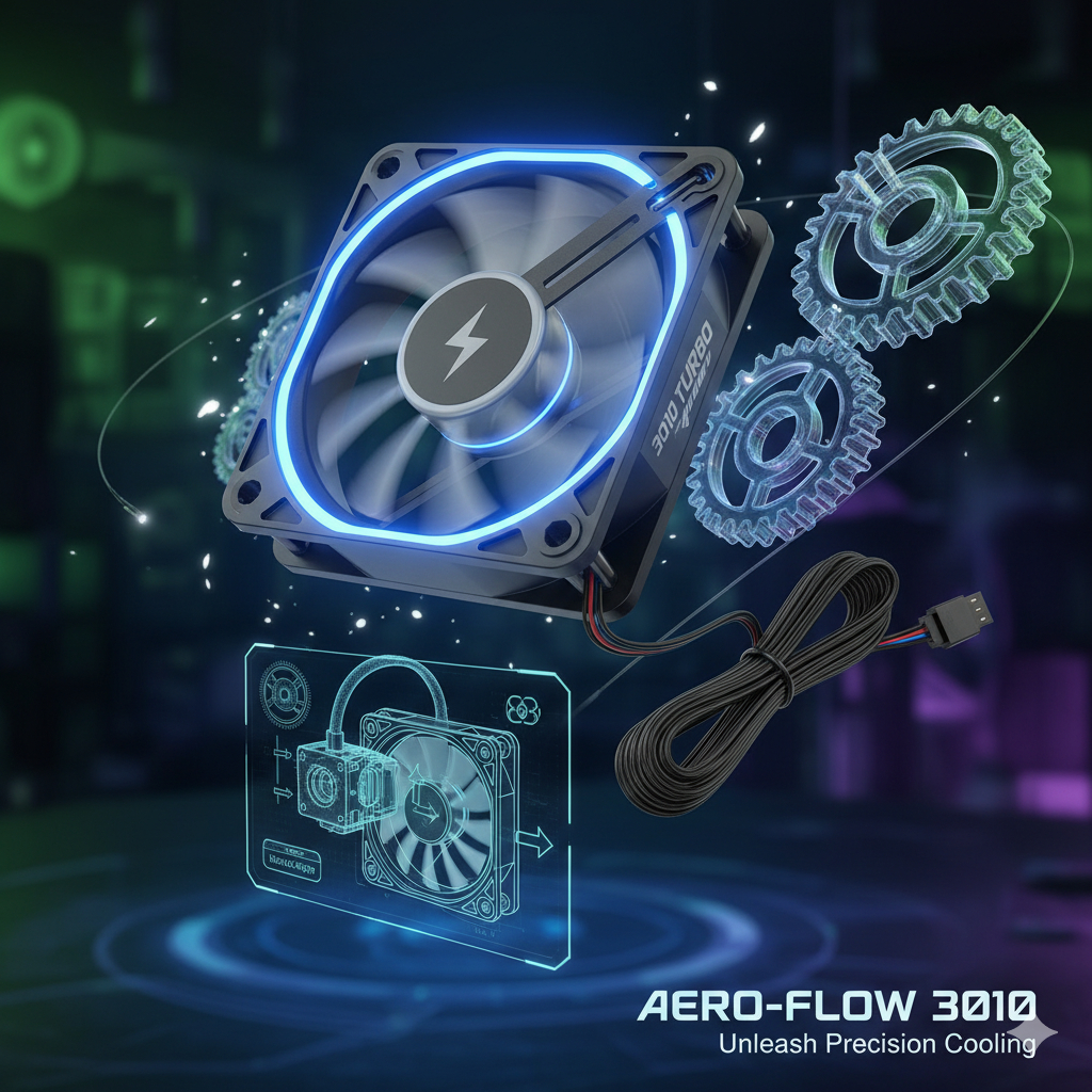 พัดลม 3010 / 24v เงียบ แรง สม่ำเสมอ ใช้กับ 3D printer และอุปกรณ์อิเล็กทรอนิกส์