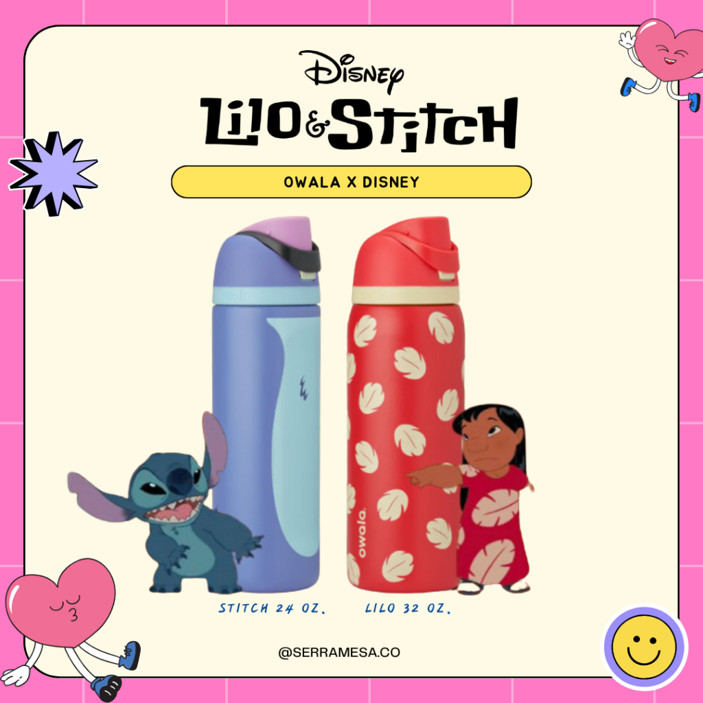 พร้อมส่งในไทย Owala x Disney Lilo and Stitch 👑 ของแท้ 100% น่ารักมากกกกก