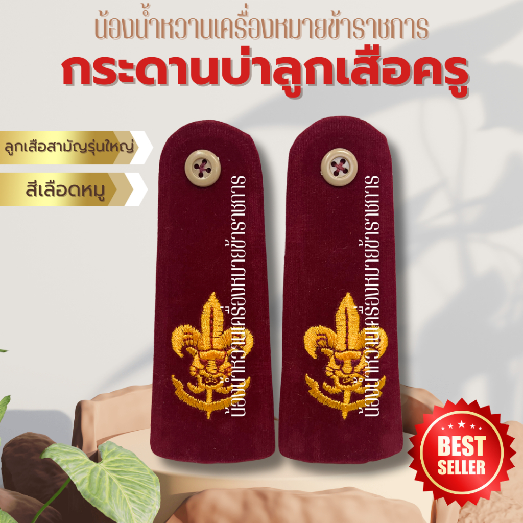 บ่าครูลูกเสือสามัญรุ่นใหญ่ ลูกเสือวิสามัญ