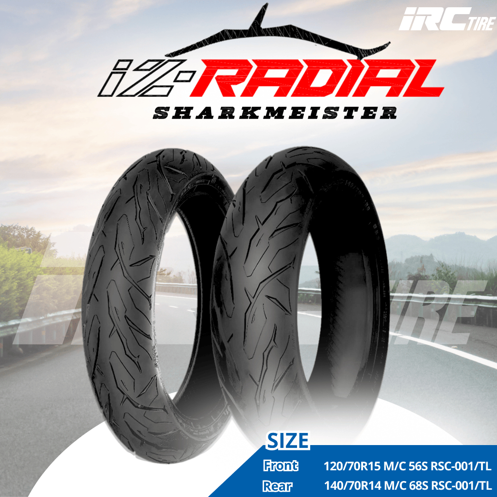 ยางIZ Radial-RSC001 ยางIRC for XMax, ADV350, Zontes, Forza