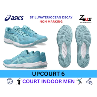 ASICS UPCOURT 6 (แนะนำ +0.5 CM จากรองเท้าผ้าใบค่ะ) รองเท้าแบดมินตัน วอลเลย์บอล [ฺBADMINTON & VOLLEYBALL MEN]
