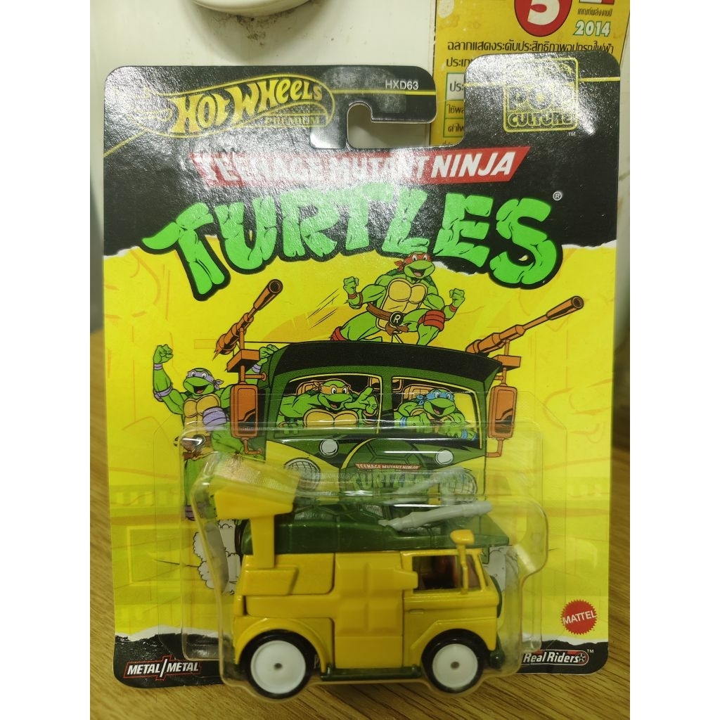 รถเหล็ก Hot Wheels รุ่น Party Wagon จากซีรีส์ Teenage Mutant Ninja Turtles 
